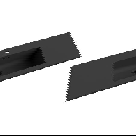 Mexen Otis įmontuojama į stalviršį kriauklė 101 x 46,5 cm, juoda matinė - 25181071