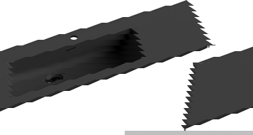 Mexen Otis įmontuojama į stalviršį kriauklė 101 x 46,5 cm, juoda matinė - 25181071