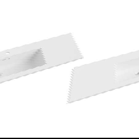 Mexen Otis įmontuojamas į stalviršį praustuvas 101 x 46,5 cm, baltas matinis - 25181001