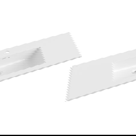 Mexen Otis įmontuojama praustuvė 101 x 46,5 cm, baltas blizgesys - 25181000