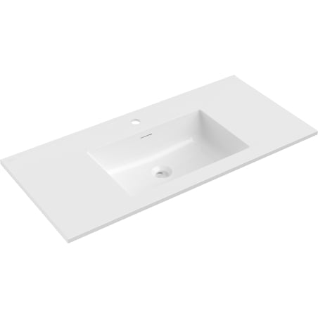 Mexen Otis įmontuojamas praustuvas 101 x 46,5 cm, blizgi balta - 25181000