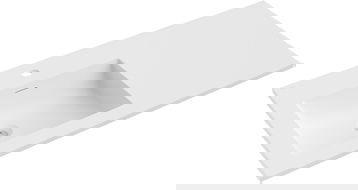 Mexen Otis į stalviršį įleidžiamas kairysis praustuvas 101 x 46,5 cm, matinės baltos spalvos - 25181001L