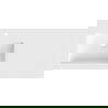 Mexen Otis į stalviršį įleidžiamas kairysis praustuvas 101 x 46,5 cm, matinės baltos spalvos - 25181001L