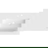 Mexen Otis kriauklė įleidžiamas į stalviršį dešinysis 101 x 46,5 cm, balta matinė - 25181001P