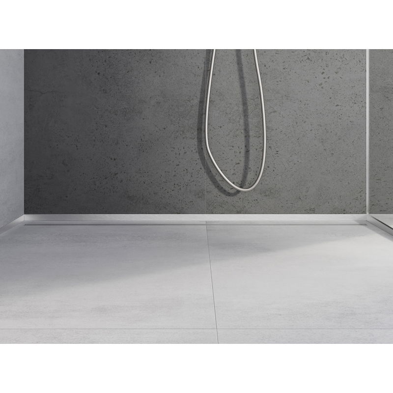 Mexen Line-B priekinių dušo padėklo sąrašas, 180 cm, nerūdijantis plienas - 181003180U