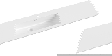 Mexen Otis įleido į stalviršį 141 x 46,5 cm, balta blizgi - 25181400