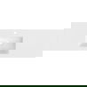 Mexen Otis įleido į stalviršį 141 x 46,5 cm, balta blizgi - 25181400