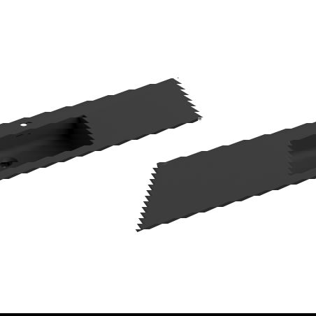 Mexen Otis įleidžiama į stalviršį praustuvė 141 x 46,5 cm, juoda matinė - 25181471