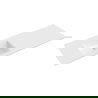 Mexen Otis įleidžiamas į stalviršį kairysis 141 x 46,5 cm, blizgus baltas - 25181400L