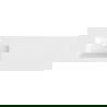 Mexen Otis įmontuojama į stalviršį kriauklė kairinė 141 x 46,5 cm, balta blizgi - 25181400L