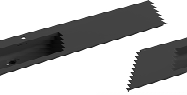 Mexen Otis įleidžiama į stalviršį kairė 141 x 46,5 cm, juoda matinė - 25181471L