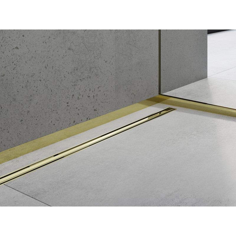 Mexen Line-B priekinė latakų plokštė 180 cm, auksinė - 185003180U