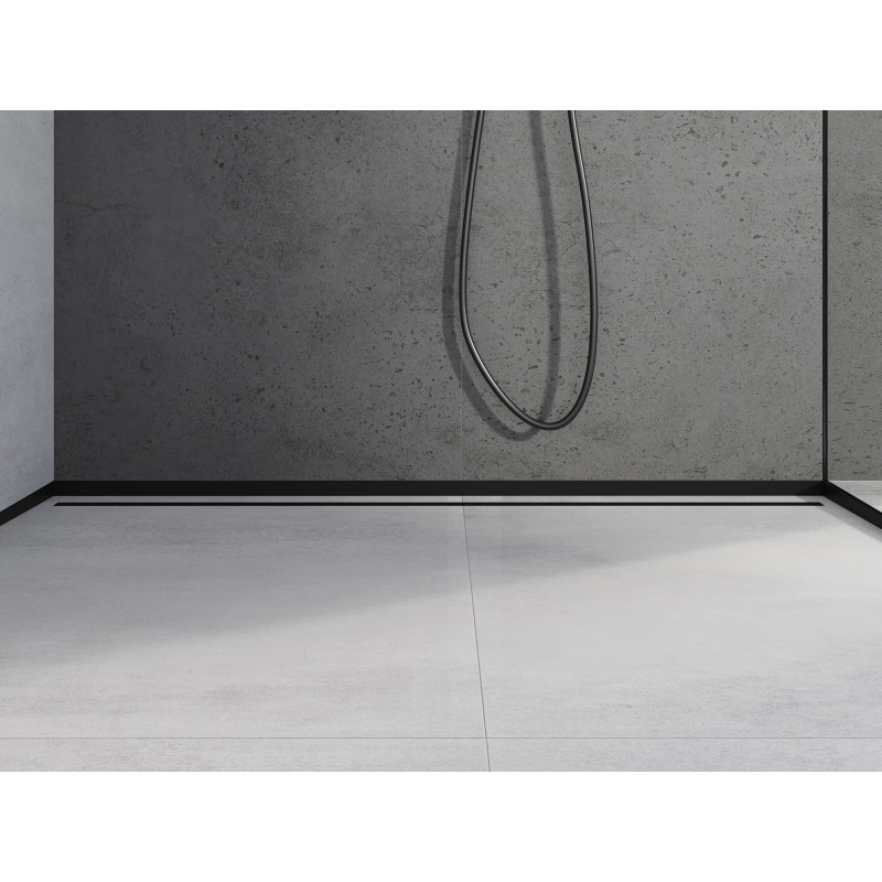 Mexen Line-B priekinė dušo juosta 180 cm, juoda - 187003180U