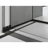 Mexen Line-B priekinė dušo juosta 180 cm, juoda - 187003180U