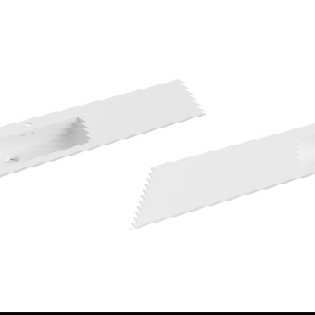 Mexen Otis įmontuojamas praustuvas 161 x 46,5 cm, baltas matinis - 25181601