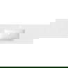 Mexen Otis įleidžiama į stalviršį kriauklė, dešinė 161 x 46,5 cm, balta blizgi - 25181600P