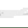 Mexen Otis įleidžiama į stalviršį kriauklė kairė 161 x 46,5 cm, balta blizgi - 25181600L