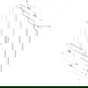 Mexen Velar Duo vonios kambario ekranas su 2 atveriamais sparnais 190 x 150 cm, grafitas, juodas - 896-190-000-42-70