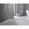 Mexen Line-B stiklo palangės profiliavimas 180 cm kairė, inox - 181004180R