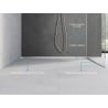 Mexen Line-B stiklo palangės profiliavimas 180 cm kairė, inox - 181004180R