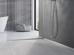 Mexen Line-B nuolydžio juostelė stiklui 120 cm kairė, inox - 181004120L