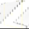 Mexen Velar Duo vonios ekrano dviejų dalių stumdomas 140 x 150 cm, matinė, auksinė - 896-140-000-32-50