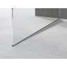 Mexen Line-B nuolydžio juosta stiklui 180 cm, kairė, inox - 181004180L