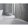 Mexen Line-B nuolydžio juosta stiklui 180 cm, kairė, inox - 181004180L