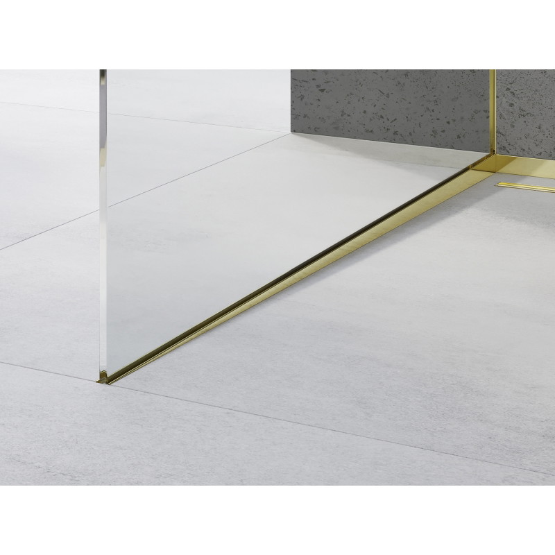 Mexen Line-B nusileidžianti juosta stiklui 180 cm kairė, auksinė - 185004180L