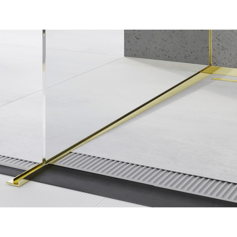 Mexen Line-B nusileidžianti juosta stiklui 180 cm kairė, auksinė - 185004180L