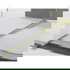 Mexen Line-B stiklo nuolydžio juosta 120 cm kairė, auksinis šepetys - 185504120L