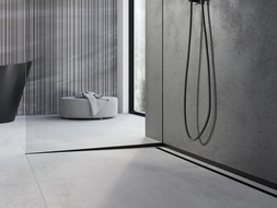 Mexen Line-B stiklo nuolydžio juosta 120 cm kairė, juoda - 187004120L