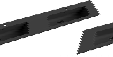 Mexen Otis dvigubas įleidžiamas į stalviršį praustuvas 141 x 46,5 cm, juodas matinis - 25181471D