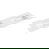 Mexen Otis įleidžiamas dvigubas praustuvas 161 x 46,5 cm, baltas blizgesys - 25181600D