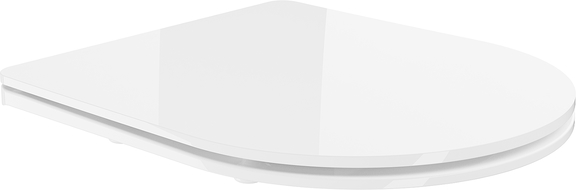 Mexen lėtai nusileidžiantis plonas dangtis, duroplastikas, blizgi balta - 39224000