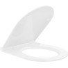 Mexen lėtai nusileidžiantis tualeto dangtis, plonas, duroplast, blizgus baltas - 39050100