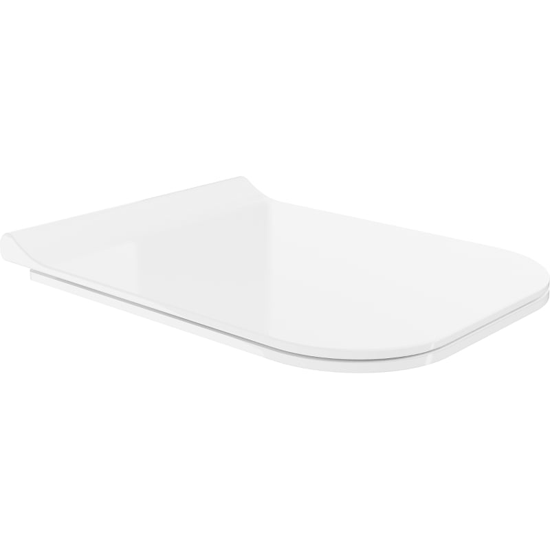 Mexen lėtai krentantis slim duroplastinis dangtis, baltas blizgus - 39070100