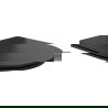 Mexen sulėtinto užsidarymo plona sėdynė, duroplast, juoda matinis - 39224085
