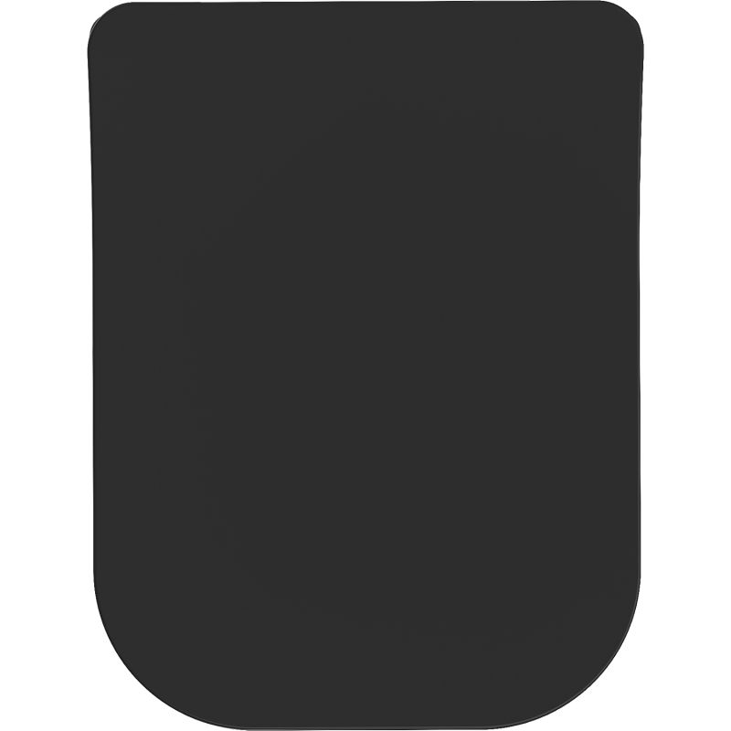 Mexen Teo lėtai nusileidžiantis plonas dangtis, duroplastikas, juodas blizgus - 39851085