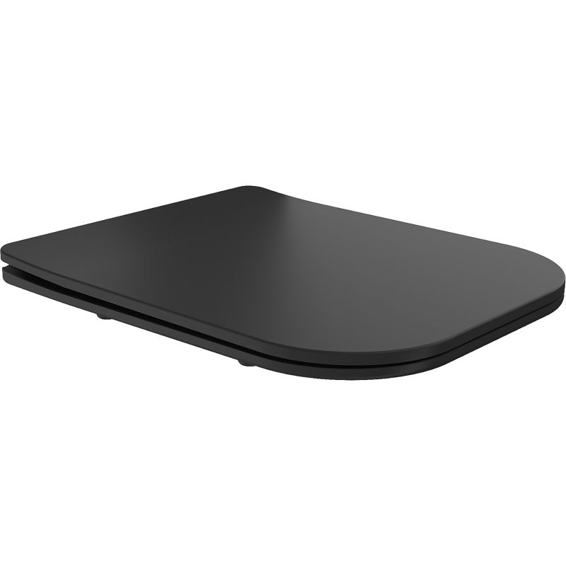 Mexen lėtai nusileidžianti slim tipo sėdynė, Duroplastas, Juoda - 39060185