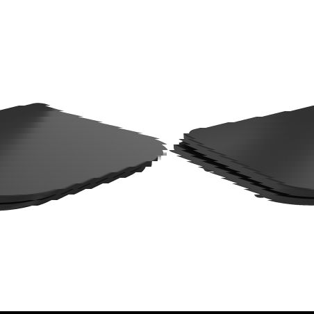 Mexen Teo lėtai nusileidžiantis plonas dangtis, duroplastikas, juodas matinis - 39060185