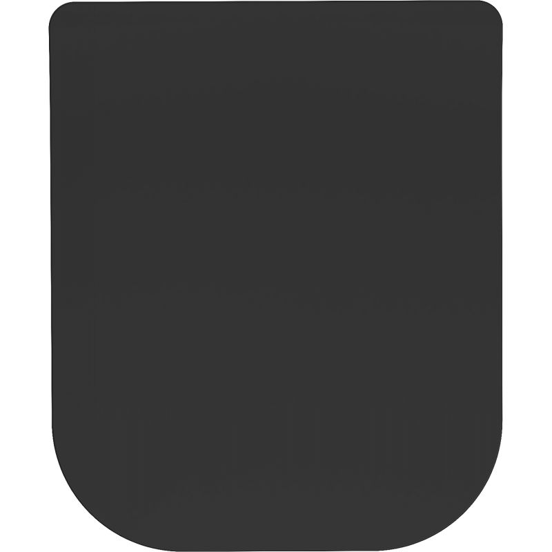 Mexen Teo lėtai nusileidžiantis plonas dangtis, duroplastikas, juodas matinis - 39060185