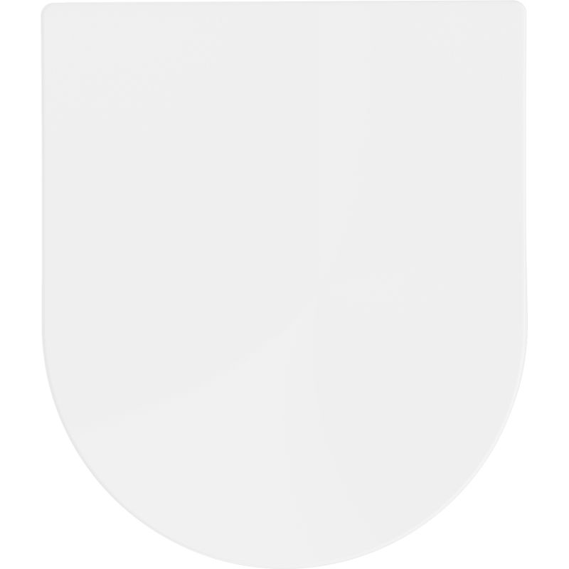 Mexen lėtai užsidaranti plona tualeto sėdynė, duroplast, balta blizgi - 39040100