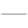 Mexen Line CL11 plokščias radiatorius 900 x 1500 mm, šoninis prijungimas, 1637 W, baltas - W411L-090-150-00