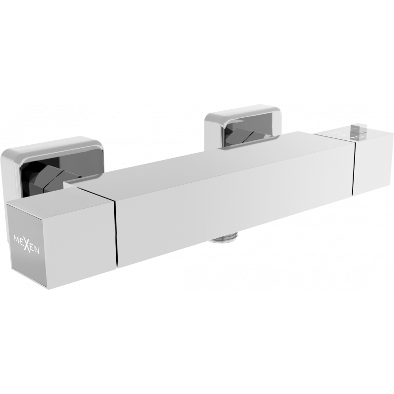 Mexen Cube termostatinis dušo maišytuvas, chromas - 77200-00