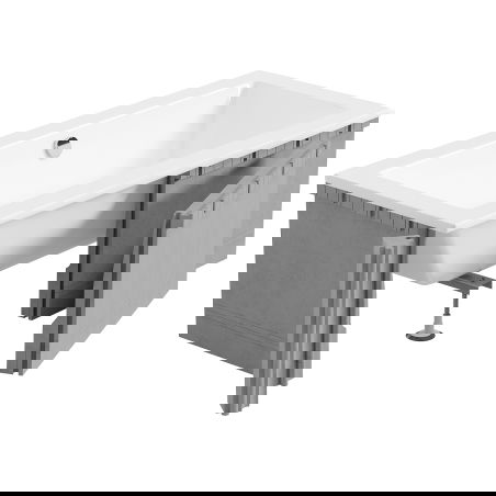 Mexen X-ST putplasčio dėklas stačiakampėms vonioms 160-190 x 70-90 cm, baltas - 55021-00