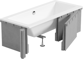 Mexen X-ST putplasčio dėklas stačiakampėms vonioms 160-190 x 70-90 cm, baltas - 55021-00