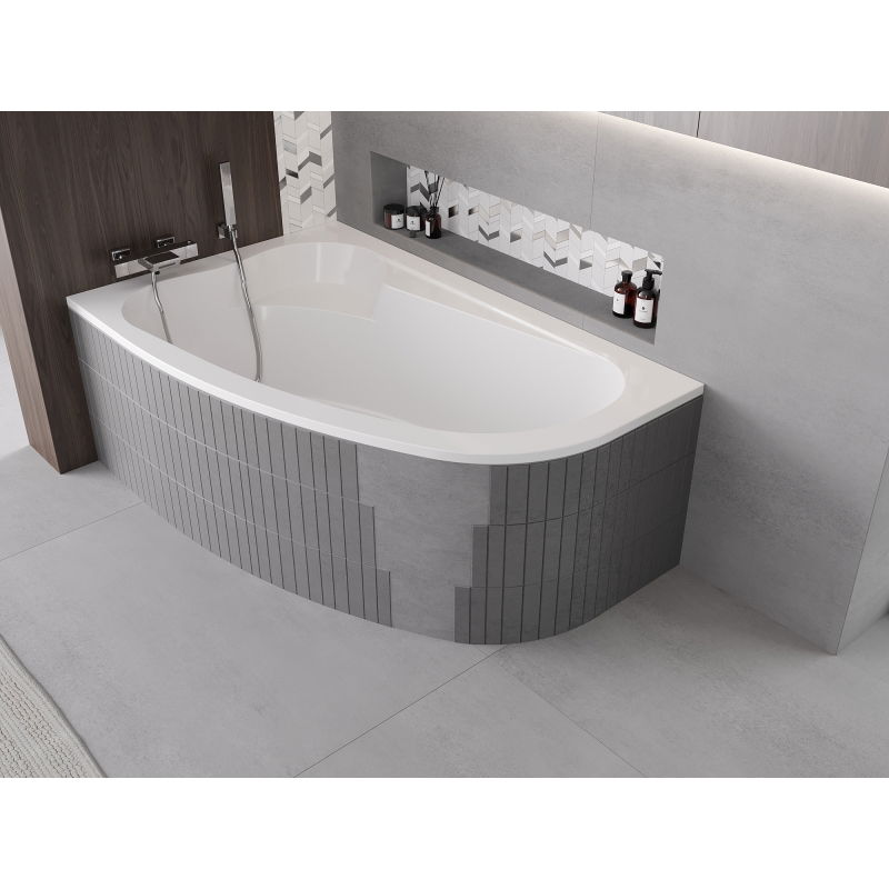 Mexen X-ST putplasčio dėklas kampinei voniai 240 cm, baltas - 55022-00