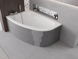 Mexen X-ST putplasčio dėklas kampinei voniai 240 cm, baltas - 55022-00