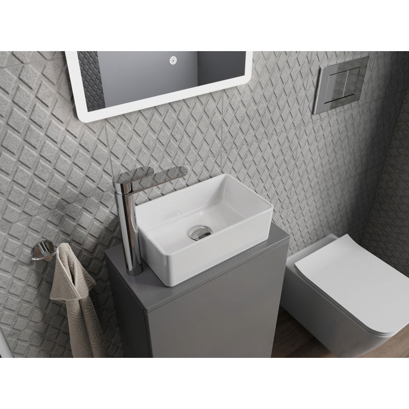 Mexen Nadia stalviršio praustuvas 36 x 23 cm, baltas - 21613600